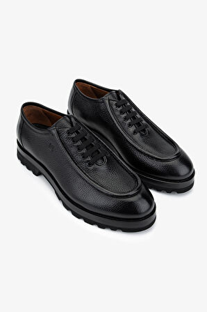 Valmenti Erkek Hakiki Deri Siyah Casual Ayakkabı 987 251A ERK AYK SK25-26 SIYAH GYK