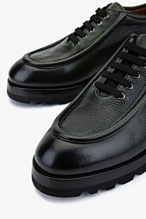 Valmenti Erkek Hakiki Deri Haki Casual Ayakkabı 987 251A ERK AYK SK25-26 HAKI GYK