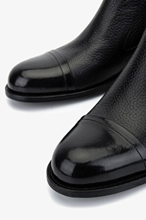 Valmenti Erkek Hakiki Deri Siyah Klasik Bot 342 8591 ERK BOT SK25-26 SIYAH GYK/BFL