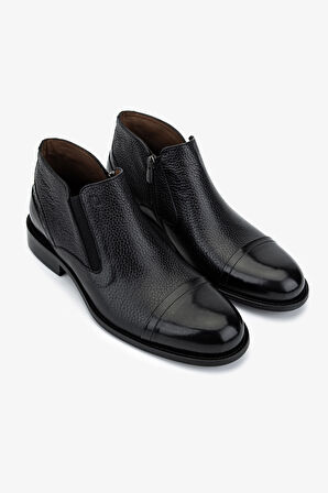 Valmenti Erkek Hakiki Deri Siyah Klasik Bot 342 8591 ERK BOT SK25-26 SIYAH GYK/BFL