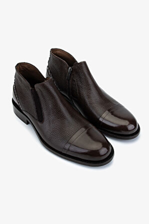 Valmenti Erkek Hakiki Deri Kahverengi Klasik Bot 342 8591 ERK BOT SK25-26 KAHVE GYK/BFL