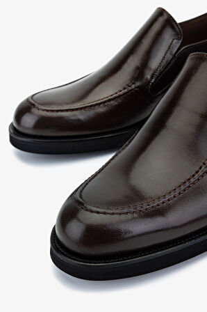 Valmenti Erkek Hakiki Deri Kahverengi Klasik Ayakkabı 342 8584 ERK AYK SK25-26 KAHVE BFL