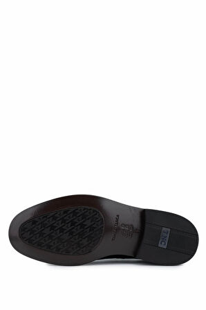 Tamer Tanca Erkek Hakiki Deri Siyah Klasik Ayakkabı 342 9385 ERK AYK SK25-26 SIYAH ST DN