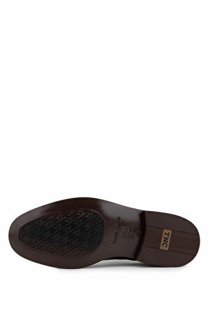 Tamer Tanca Erkek Hakiki Deri Kahverengi Klasik Ayakkabı 342 9385 ERK AYK SK25-26 KAHVE ST DN