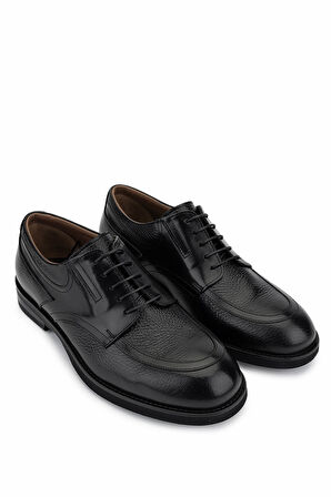 Tamer Tanca Erkek Hakiki Deri Siyah Klasik Ayakkabı 342 8052 ERK AYK SK25-26 SIYAH GYK/BFL