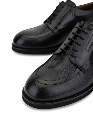 Tamer Tanca Erkek Hakiki Deri Siyah Klasik Ayakkabı 342 8052 ERK AYK SK25-26 SIYAH GYK/BFL