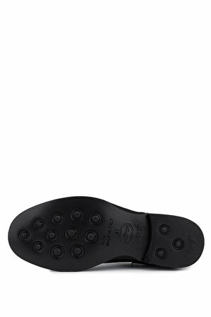 Tamer Tanca Erkek Hakiki Deri Siyah Klasik Ayakkabı 342 8052 ERK AYK SK25-26 SIYAH GYK/BFL