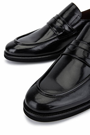 Tamer Tanca Erkek Hakiki Deri Siyah Klasik Ayakkabı 477 44782 ERK AYK SK25-26 SYH BFL/SYH