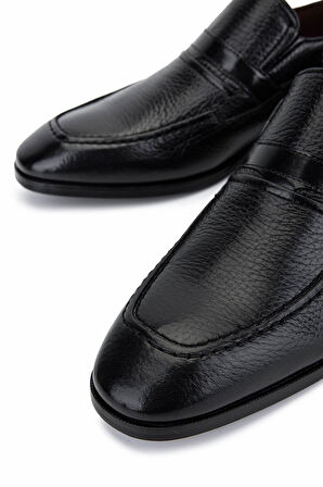 Tamer Tanca Erkek Hakiki Deri Siyah Klasik Ayakkabı 477 487117 ERK AYK SK25-26 SIYAH GYK