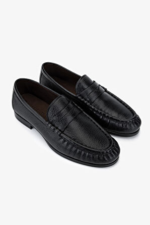 Valmenti Erkek Hakiki Deri Siyah Makosen Ayakkabı 477 VAL-68434 ERK AYK SK25-26 SIYAH GYK