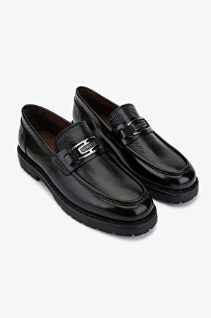 Valmenti Erkek Hakiki Deri Siyah Klasik Ayakkabı 477 73217 ERK AYK SK25-26 SIYAH GYK/BFL