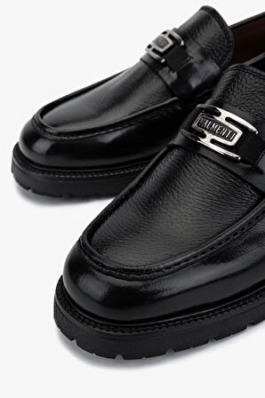 Valmenti Erkek Hakiki Deri Siyah Klasik Ayakkabı 477 73217 ERK AYK SK25-26 SIYAH GYK/BFL