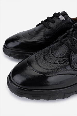 Valmenti Erkek Hakiki Deri Siyah Sneakers & Spor Ayakkabı 477 74012 ERK AYK SK25-26 SIYAH GYK/BFL