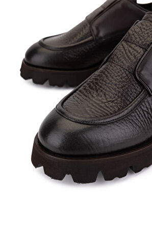 Tamer Tanca Erkek Hakiki Deri Kahverengi Casual Ayakkabı 1093 1903 ERK AYK SK25-26 KAHVE