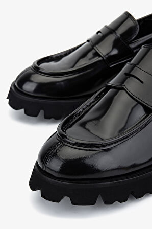 Valmenti Erkek Hakiki Deri Siyah Açma Loafer Ayakkabı 1093 1901 ERK AYK SK25-26 SIYAH ACMA