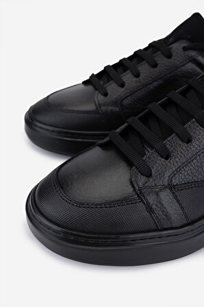Valmenti Erkek Hakiki Deri Siyah Sneakers & Spor Ayakkabı 1093 2025 ERK AYK SK25-26 SIYAH ALKL