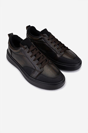 Valmenti Erkek Hakiki Deri Kahverengi Sneakers & Spor Ayakkabı 1093 2025 ERK AYK SK25-26 KAHVE ALKL
