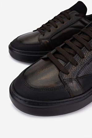 Valmenti Erkek Hakiki Deri Kahverengi Sneakers & Spor Ayakkabı 1093 2025 ERK AYK SK25-26 KAHVE ALKL