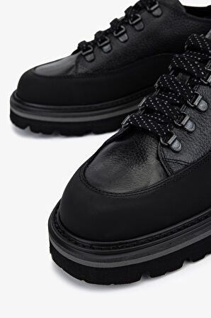 Valmenti Erkek Hakiki Deri Siyah Casual Ayakkabı 1093 2021 ERK AYK SK25-26 SIYAH