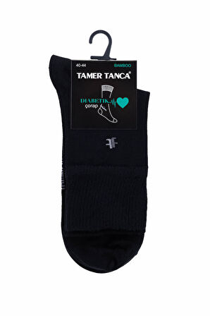 Tamer Tanca Erkek Tekstil Siyah Diyabet Çorap 1114 31 ERK K-DYBTK CRP 40-44 SIYAH