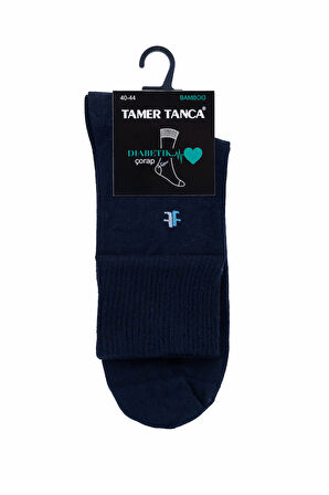 Tamer Tanca Erkek Tekstil Lacivert Diyabet Çorap 1114 31 ERK K-DYBTK CRP 40-44 LACIVERT
