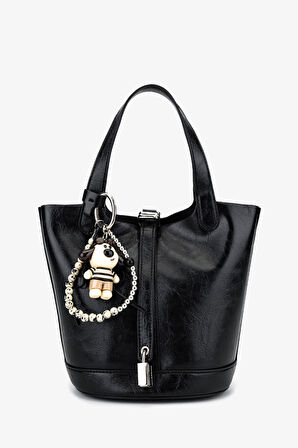 Valmenti Kadın Suni Deri Siyah Omuz Çanta 921 27093 BN CNT SK25-26 SIYAH