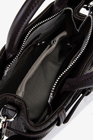 Valmenti Kadın Suni Deri Kahverengi Omuz Çanta 921 27091 BN CNT SK25-26 KAHVE