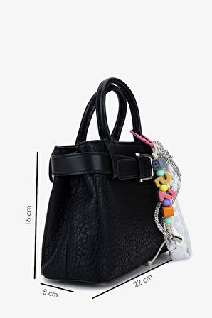 Valmenti Kadın Suni Deri Siyah Omuz Çanta 921 27091 BN CNT SK25-26 SIYAH