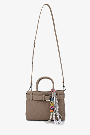 Valmenti Kadın Suni Deri Taupe Omuz Çanta 921 27091 BN CNT SK25-26 TAUPE