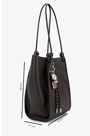 Valmenti Kadın Suni Deri Kahverengi Omuz Çanta 921 27080 BN CNT SK25-26 KAHVE