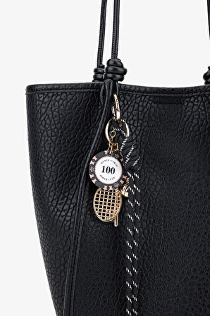 Valmenti Kadın Suni Deri Siyah Omuz Çanta 921 27080 BN CNT SK25-26 SIYAH