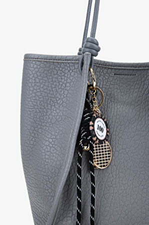 Valmenti Kadın Suni Deri Gri Omuz Çanta 921 27080 BN CNT SK25-26 GRI