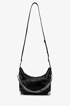 Valmenti Kadın Suni Deri Siyah Omuz Çanta 921 27163 BN CNT SK25-26 SIYAH