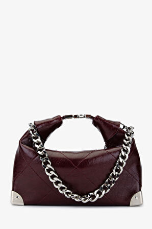 Valmenti Kadın Suni Deri Bordo Omuz Çanta 921 27163 BN CNT SK25-26 BORDO