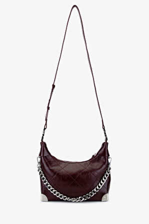 Valmenti Kadın Suni Deri Bordo Omuz Çanta 921 27163 BN CNT SK25-26 BORDO