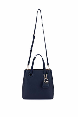 Tamer Tanca Kadın Suni Deri Lacivert Omuz Çanta 921 27147 BN CNT SK25-26 LACIVERT