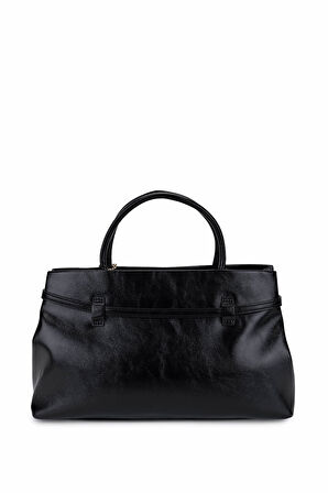 Tamer Tanca Kadın Suni Deri Siyah Omuz Çanta 921 27148 BN CNT SK25-26 SIYAH