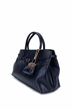 Tamer Tanca Kadın Suni Deri Lacivert Omuz Çanta 921 27148 BN CNT SK25-26 LACIVERT