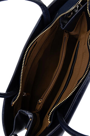 Tamer Tanca Kadın Suni Deri Lacivert Omuz Çanta 921 27148 BN CNT SK25-26 LACIVERT