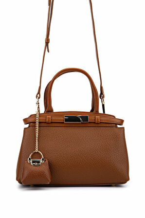 Tamer Tanca Kadın Suni Deri Camel Omuz Çanta 921 27150 BN CNT SK25-26 CAMEL