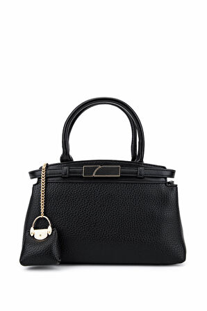 Tamer Tanca Kadın Suni Deri Siyah Omuz Çanta 921 27150 BN CNT SK25-26 SIYAH