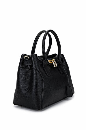 Tamer Tanca Kadın Suni Deri Siyah Omuz Çanta 921 27083 BN CNT SK25-26 SIYAH