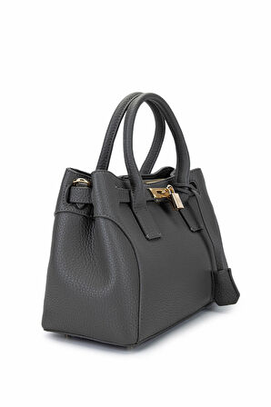 Tamer Tanca Kadın Suni Deri Gri Omuz Çanta 921 27083 BN CNT SK25-26 GRI