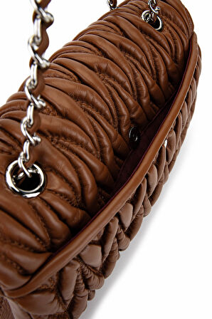 Tamer Tanca Kadın Suni Deri Camel Omuz Çanta 921 27123 BN CNT SK25-26 CAMEL