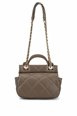 Tamer Tanca Kadın Suni Deri Gri Omuz Çanta 921 27129 BN CNT SK25-26 GRI