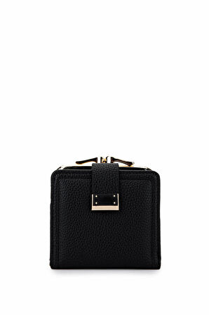 Tamer Tanca Kadın Suni Deri Siyah Cüzdan 921 27077 BN CZDN SK25-26 SIYAH