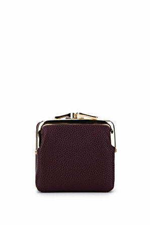 Tamer Tanca Kadın Suni Deri Bordo Cüzdan 921 27077 BN CZDN SK25-26 BORDO