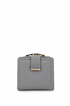 Tamer Tanca Kadın Suni Deri Gri Cüzdan 921 27077 BN CZDN SK25-26 GRI