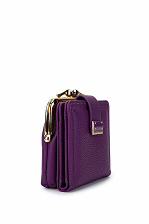 Tamer Tanca Kadın Suni Deri Mor Cüzdan 921 27077 BN CZDN SK25-26 MOR