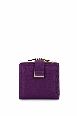Tamer Tanca Kadın Suni Deri Mor Cüzdan 921 27077 BN CZDN SK25-26 MOR